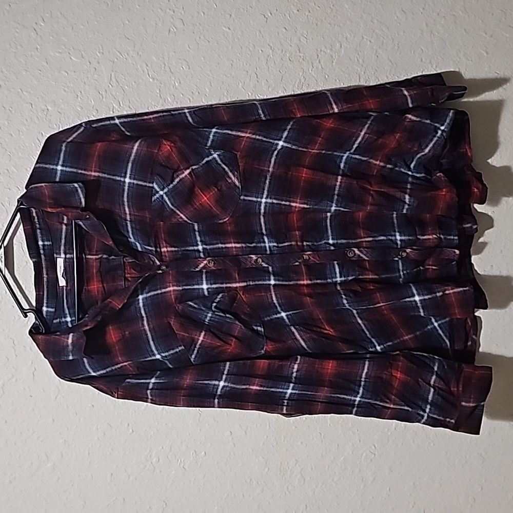 Maurices button down plaid